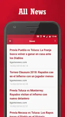 Toluca Club Noticias android App screenshot 5